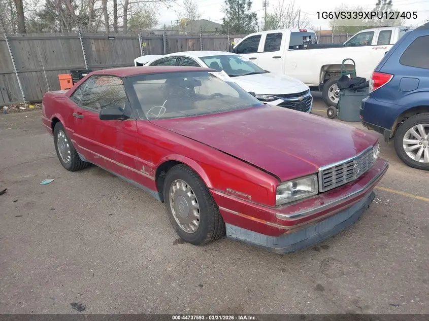 1993 Cadillac Allante VIN: 1G6VS339XPU127405 Lot: 44737593