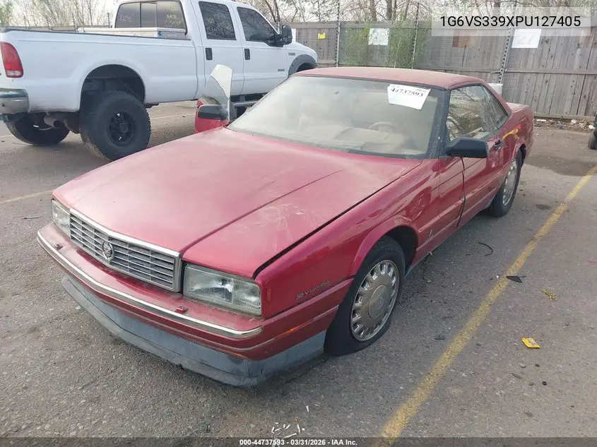 1993 Cadillac Allante VIN: 1G6VS339XPU127405 Lot: 44737593