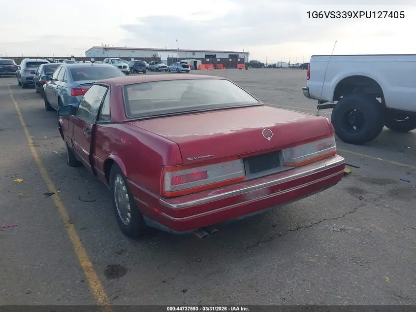 1993 Cadillac Allante VIN: 1G6VS339XPU127405 Lot: 44737593