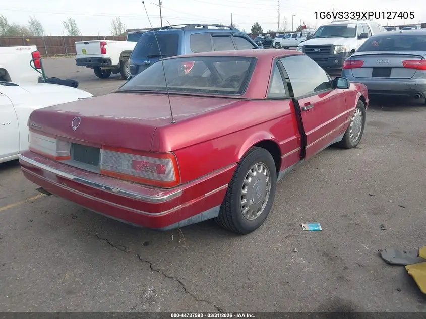 1993 Cadillac Allante VIN: 1G6VS339XPU127405 Lot: 44737593