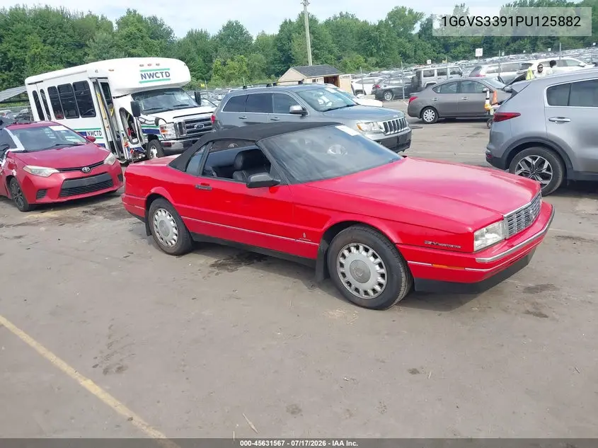 1993 Cadillac Allante VIN: 1G6VS3391PU125882 Lot: 45631567