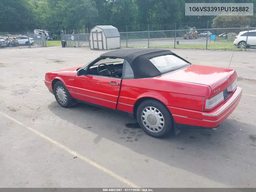 1993 Cadillac Allante VIN: 1G6VS3391PU125882 Lot: 45631567