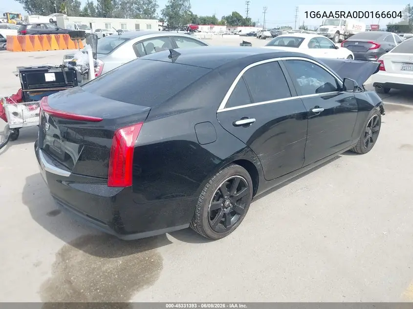 2013 Cadillac Ats Standard VIN: 1G6AA5RA0D0166604 Lot: 45331393