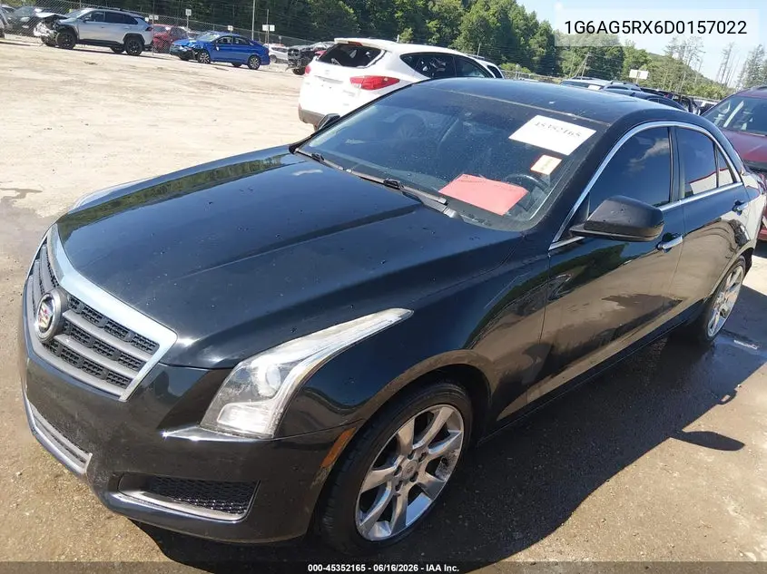2013 Cadillac Ats Standard VIN: 1G6AG5RX6D0157022 Lot: 45352165