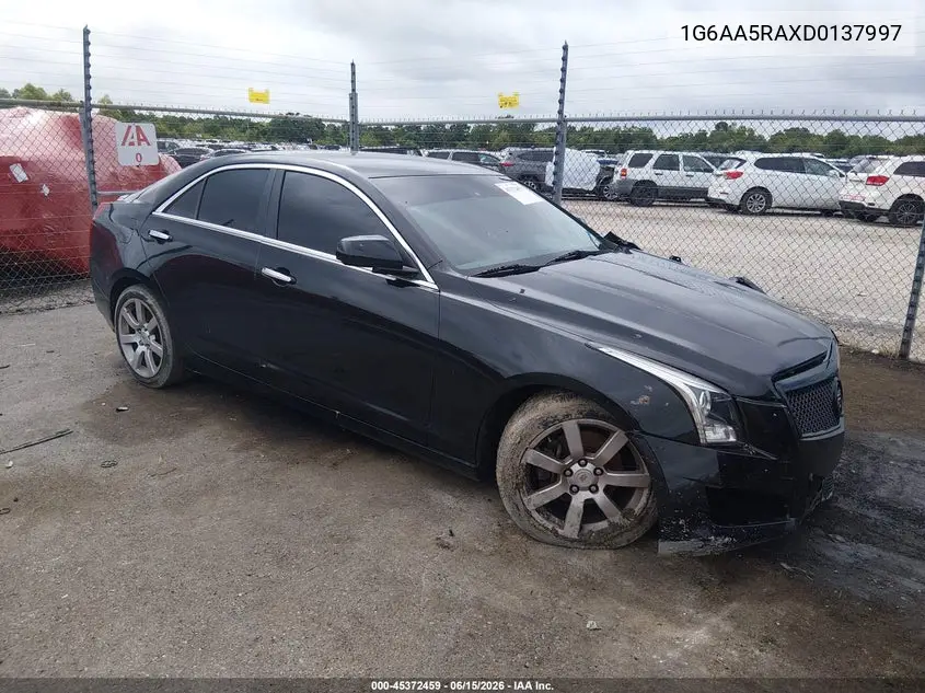 2013 Cadillac Ats Standard VIN: 1G6AA5RAXD0137997 Lot: 45372459