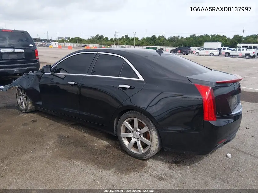 2013 Cadillac Ats Standard VIN: 1G6AA5RAXD0137997 Lot: 45372459