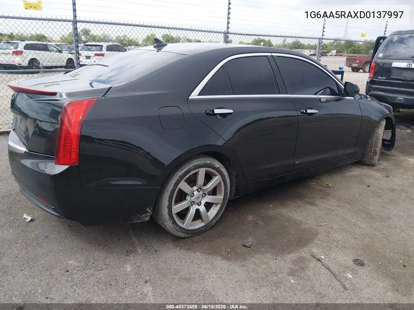2013 Cadillac Ats Standard VIN: 1G6AA5RAXD0137997 Lot: 45372459