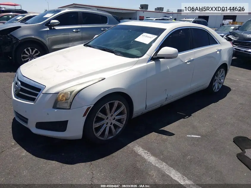 2013 Cadillac Ats Luxury VIN: 1G6AH5RXXD0144626 Lot: 45384447