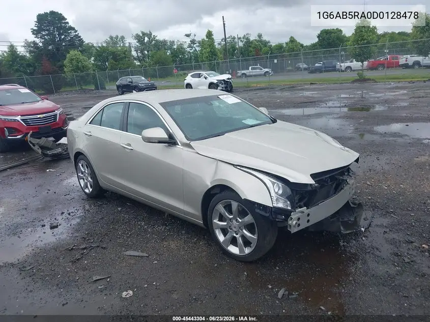 2013 Cadillac Ats Luxury VIN: 1G6AB5RA0D0128478 Lot: 45443304