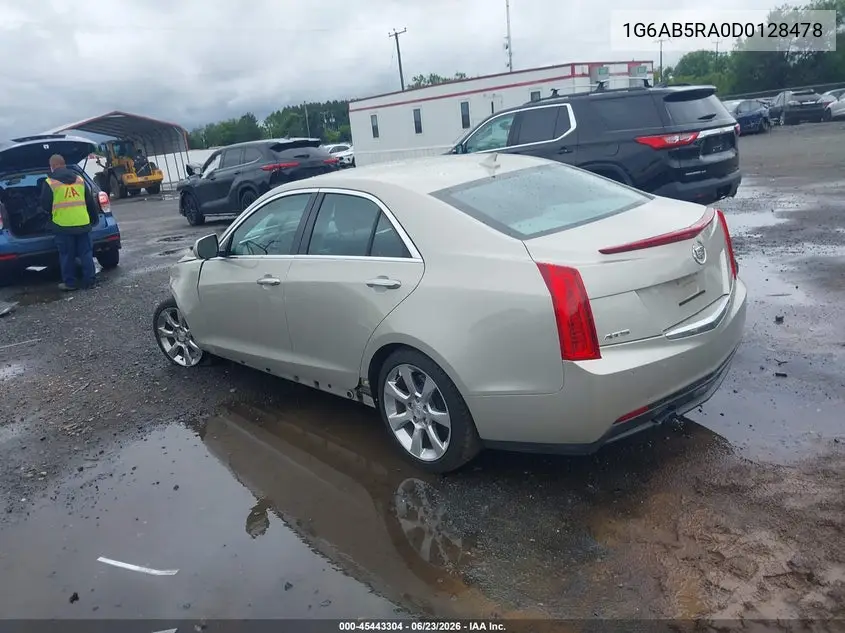 2013 Cadillac Ats Luxury VIN: 1G6AB5RA0D0128478 Lot: 45443304