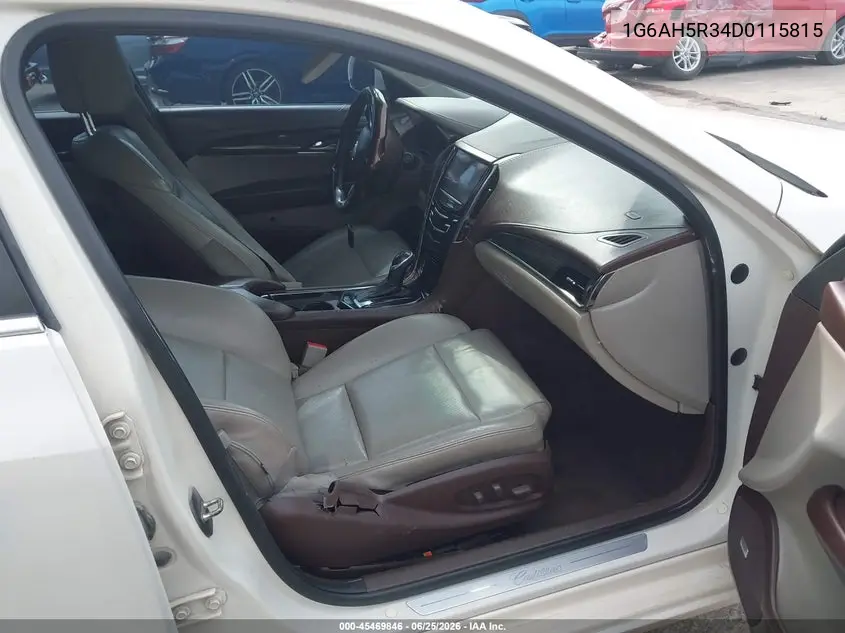 2013 Cadillac Ats Luxury VIN: 1G6AH5R34D0115815 Lot: 45469846