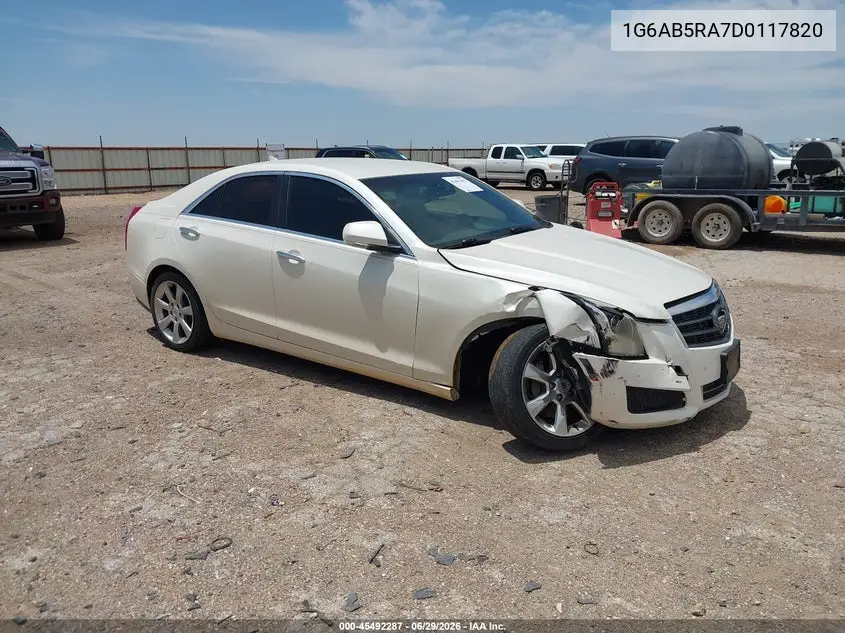 2013 Cadillac Ats Luxury VIN: 1G6AB5RA7D0117820 Lot: 45492287