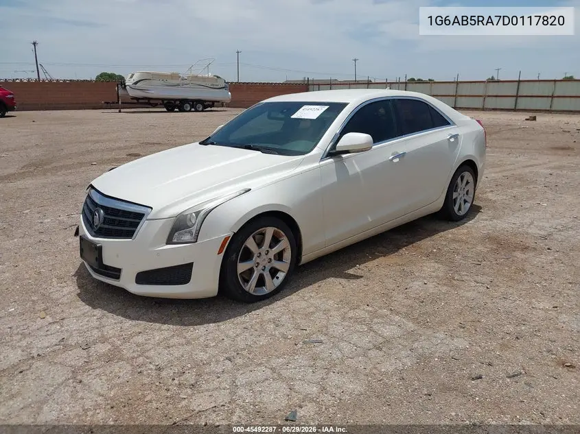 2013 Cadillac Ats Luxury VIN: 1G6AB5RA7D0117820 Lot: 45492287