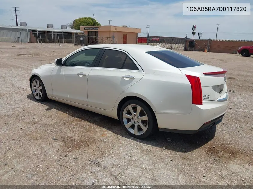 2013 Cadillac Ats Luxury VIN: 1G6AB5RA7D0117820 Lot: 45492287