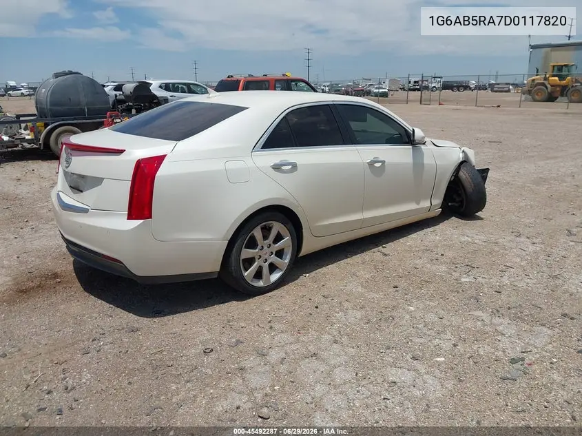 2013 Cadillac Ats Luxury VIN: 1G6AB5RA7D0117820 Lot: 45492287