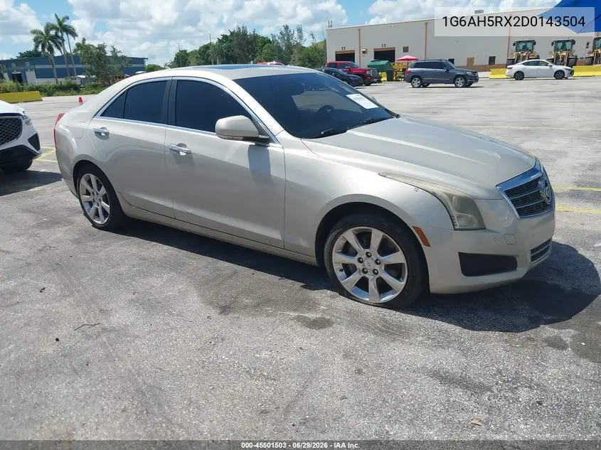 2013 Cadillac Ats Luxury VIN: 1G6AH5RX2D0143504 Lot: 45501503