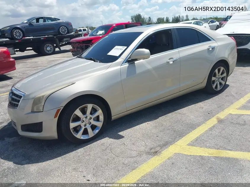 2013 Cadillac Ats Luxury VIN: 1G6AH5RX2D0143504 Lot: 45501503
