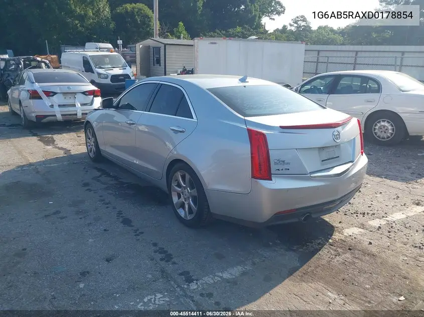 2013 Cadillac Ats Luxury VIN: 1G6AB5RAXD0178854 Lot: 45514411