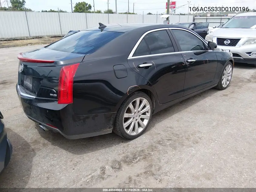 2013 Cadillac Ats Performance VIN: 1G6AC5S33D0100196 Lot: 45588904