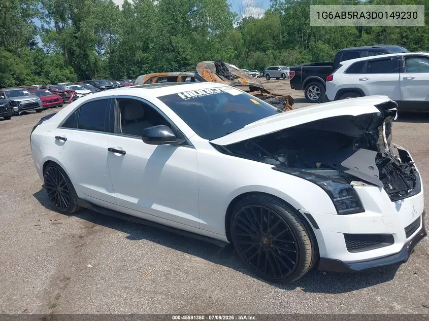 2013 Cadillac Ats Luxury VIN: 1G6AB5RA3D0149230 Lot: 45591380