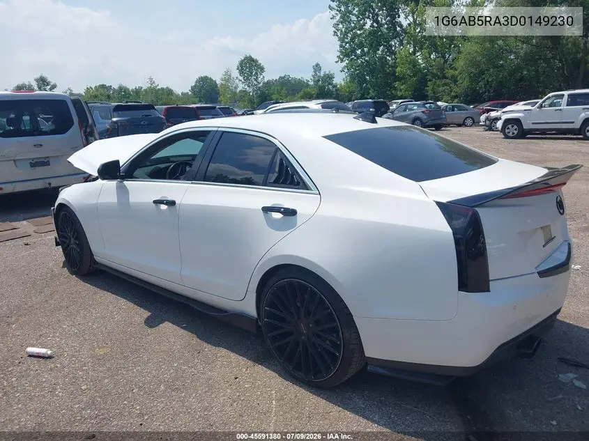 2013 Cadillac Ats Luxury VIN: 1G6AB5RA3D0149230 Lot: 45591380