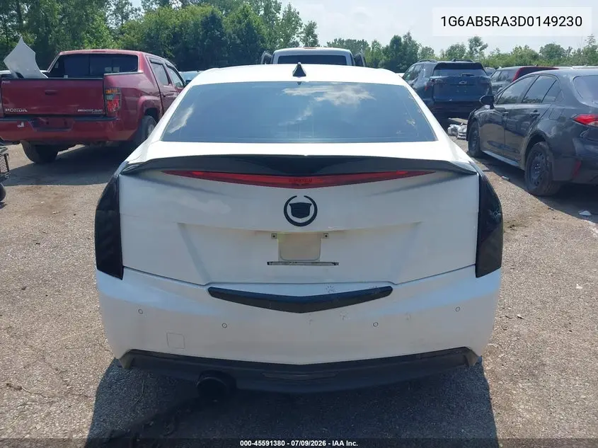 2013 Cadillac Ats Luxury VIN: 1G6AB5RA3D0149230 Lot: 45591380