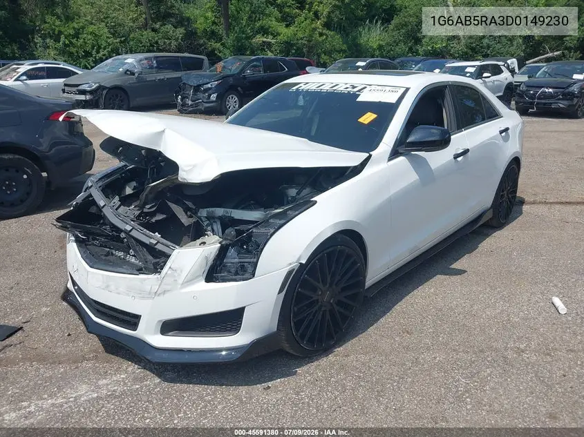 2013 Cadillac Ats Luxury VIN: 1G6AB5RA3D0149230 Lot: 45591380