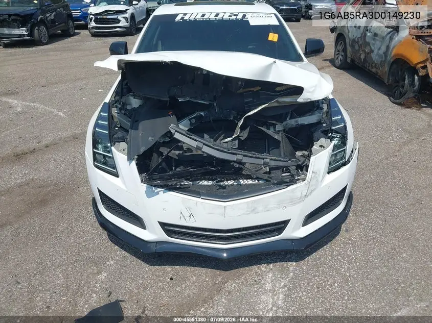 2013 Cadillac Ats Luxury VIN: 1G6AB5RA3D0149230 Lot: 45591380