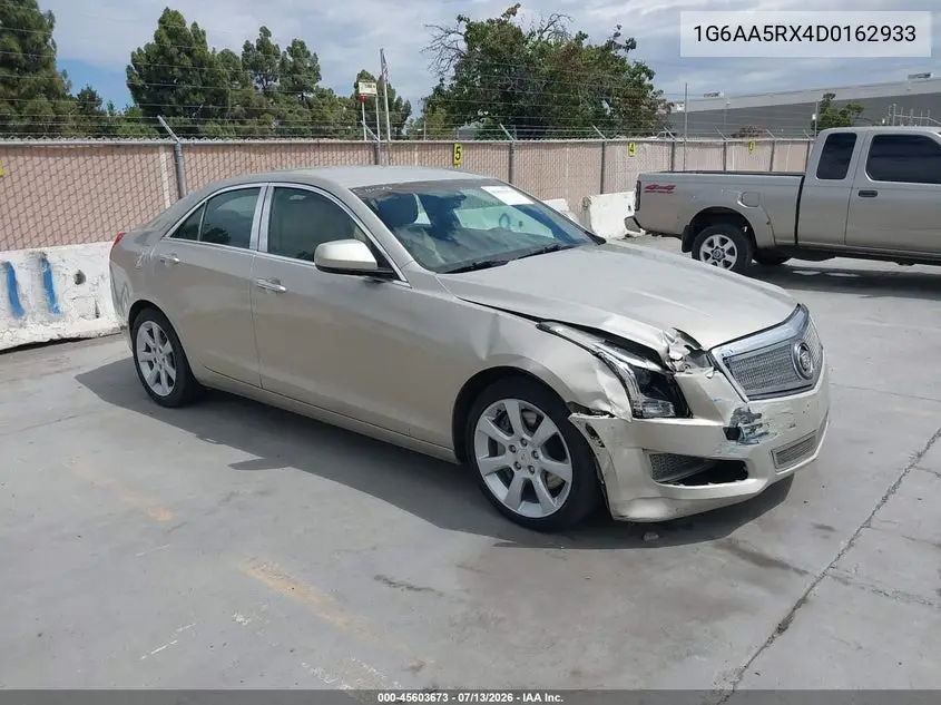 2013 Cadillac Ats Standard VIN: 1G6AA5RX4D0162933 Lot: 45603673
