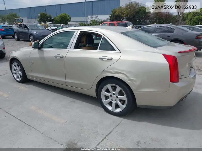 2013 Cadillac Ats Standard VIN: 1G6AA5RX4D0162933 Lot: 45603673