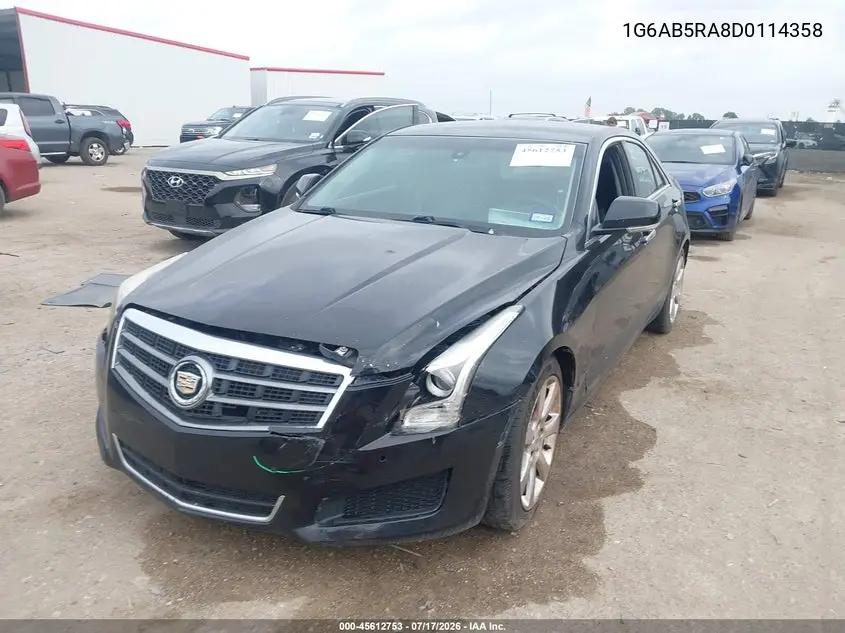 2013 Cadillac Ats Luxury VIN: 1G6AB5RA8D0114358 Lot: 45612753