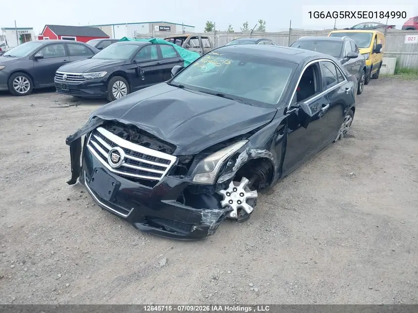 2014 Cadillac Ats VIN: 1G6AG5RX5E0184990 Lot: 12645715