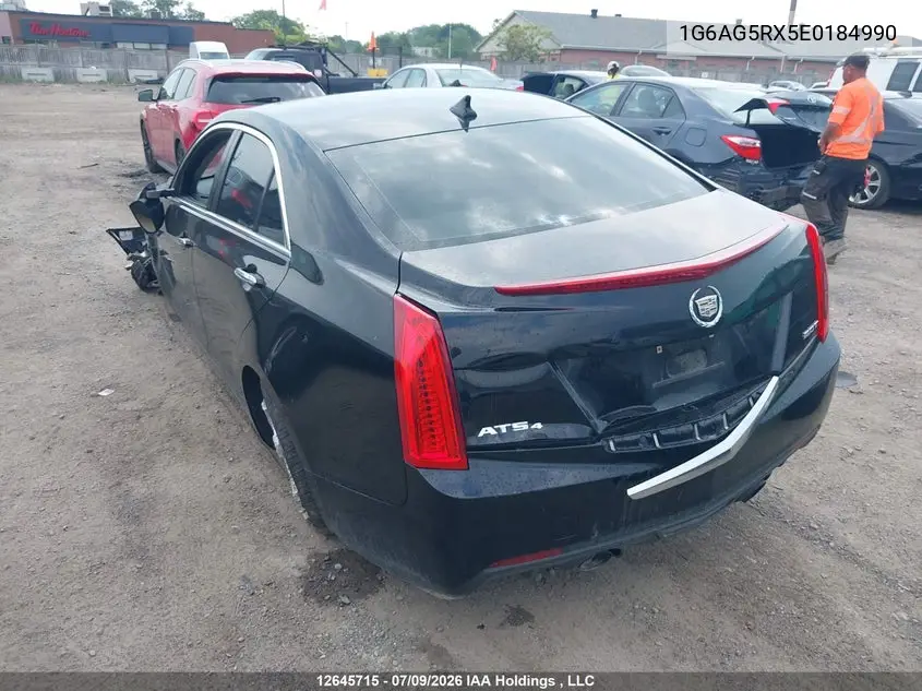 2014 Cadillac Ats VIN: 1G6AG5RX5E0184990 Lot: 12645715