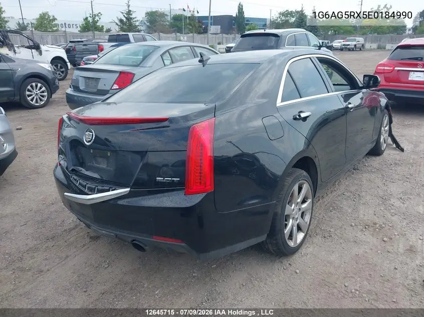 2014 Cadillac Ats VIN: 1G6AG5RX5E0184990 Lot: 12645715