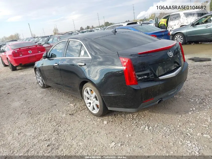 1G6AA5RA5E0104682 2014 Cadillac Ats Standard