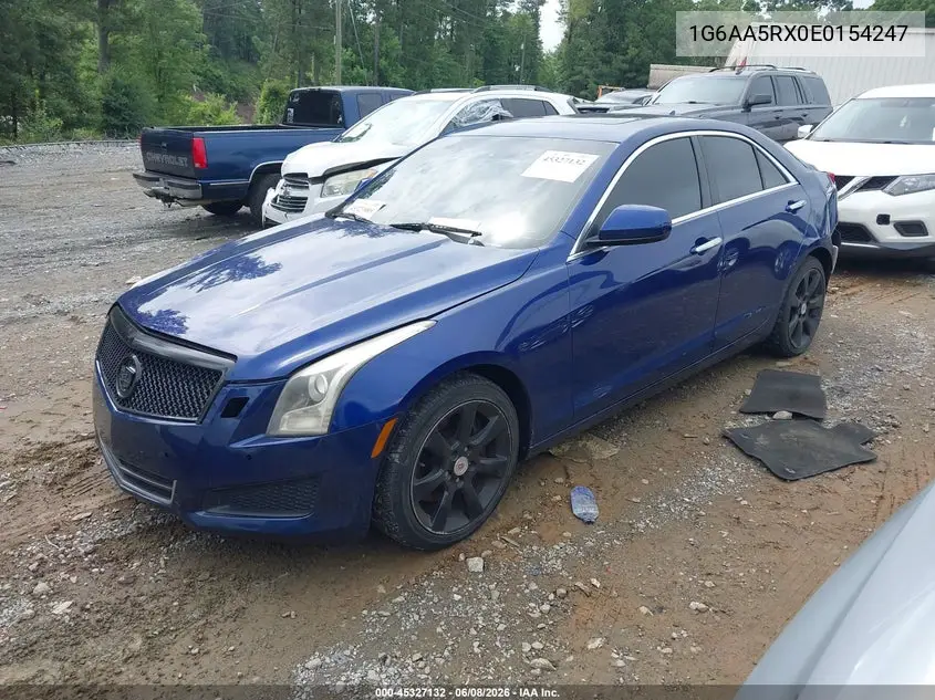 2014 Cadillac Ats Standard VIN: 1G6AA5RX0E0154247 Lot: 45327132
