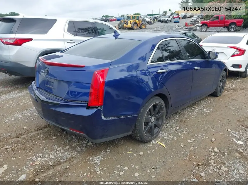 2014 Cadillac Ats Standard VIN: 1G6AA5RX0E0154247 Lot: 45327132