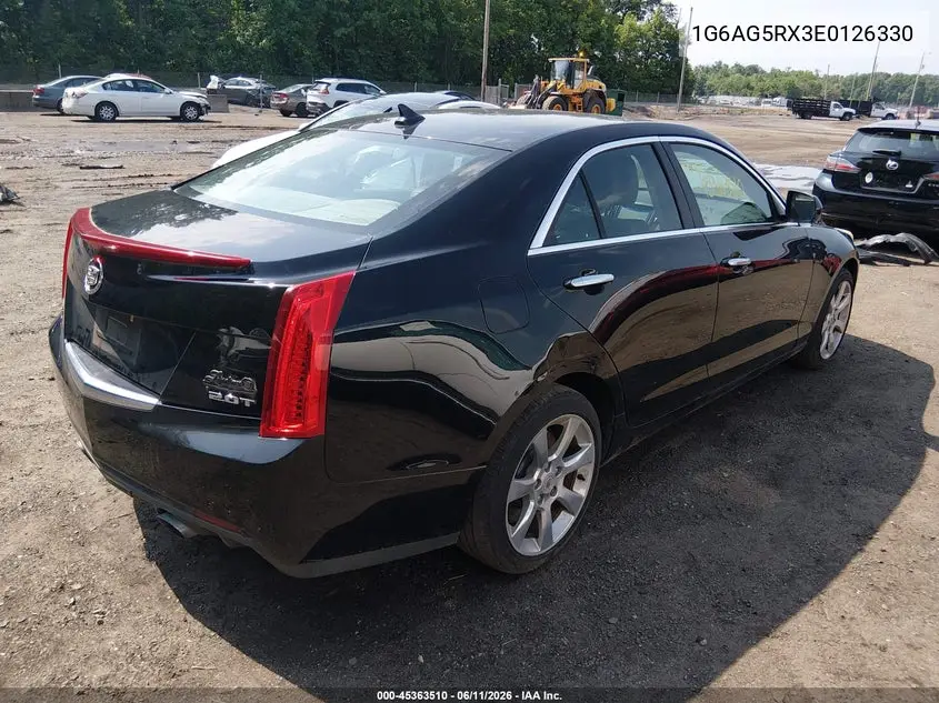 2014 Cadillac Ats Standard VIN: 1G6AG5RX3E0126330 Lot: 45363510
