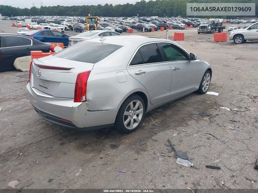 2014 Cadillac Ats Standard VIN: 1G6AA5RAXE0129609 Lot: 45416953