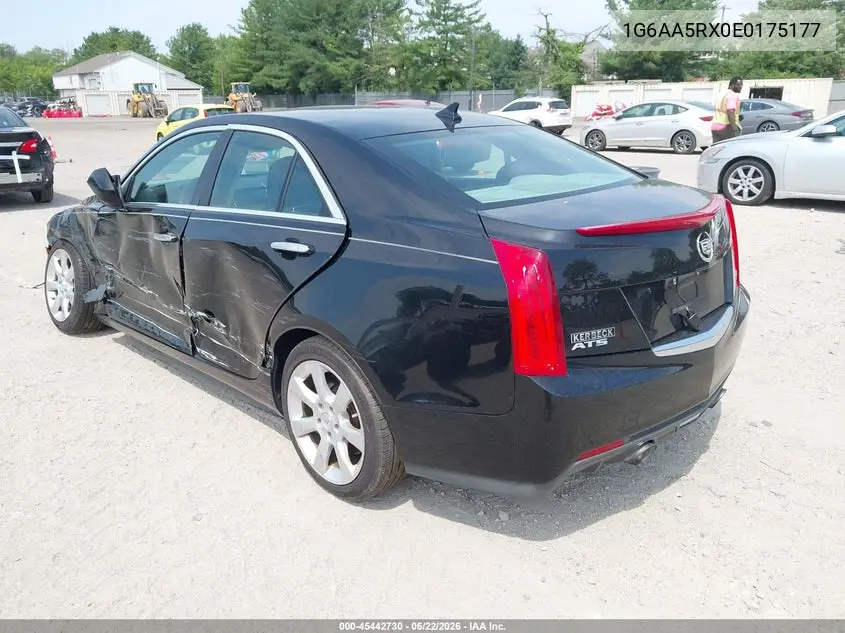 2014 Cadillac Ats Standard VIN: 1G6AA5RX0E0175177 Lot: 45442730