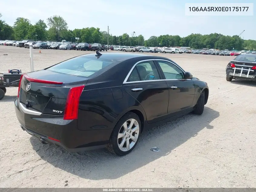 2014 Cadillac Ats Standard VIN: 1G6AA5RX0E0175177 Lot: 45442730