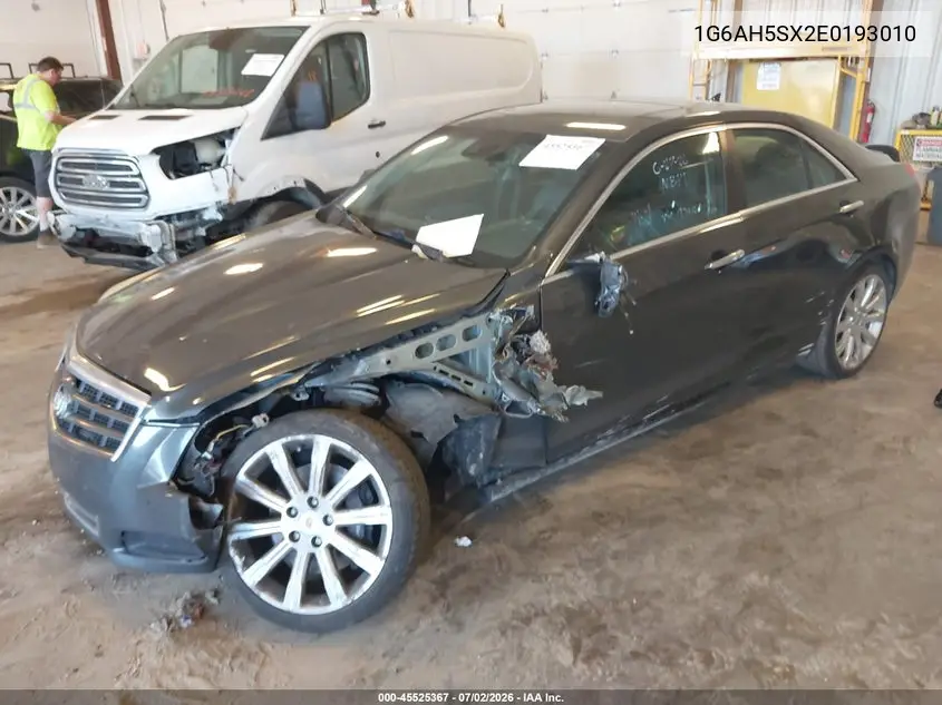 2014 Cadillac Ats Luxury VIN: 1G6AH5SX2E0193010 Lot: 45525367