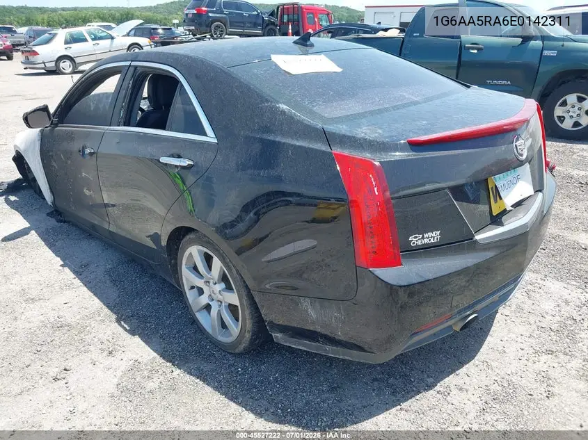 2014 Cadillac Ats Standard VIN: 1G6AA5RA6E0142311 Lot: 45527222