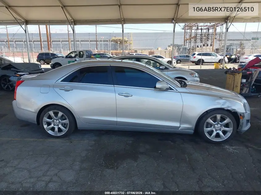 2014 Cadillac Ats Luxury VIN: 1G6AB5RX7E0126510 Lot: 45531732