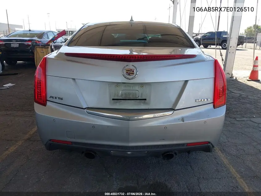 2014 Cadillac Ats Luxury VIN: 1G6AB5RX7E0126510 Lot: 45531732