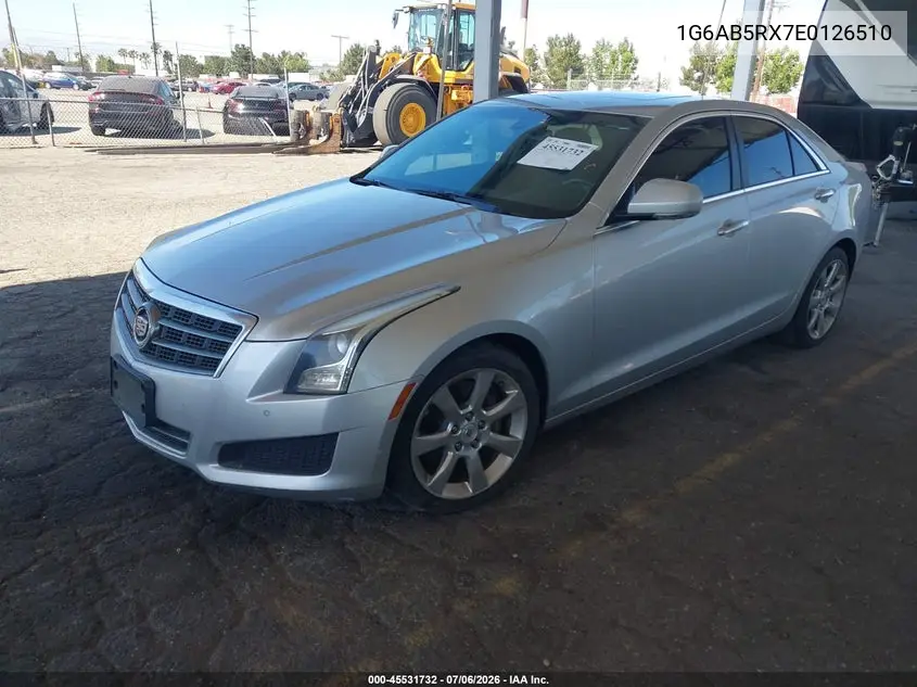 2014 Cadillac Ats Luxury VIN: 1G6AB5RX7E0126510 Lot: 45531732