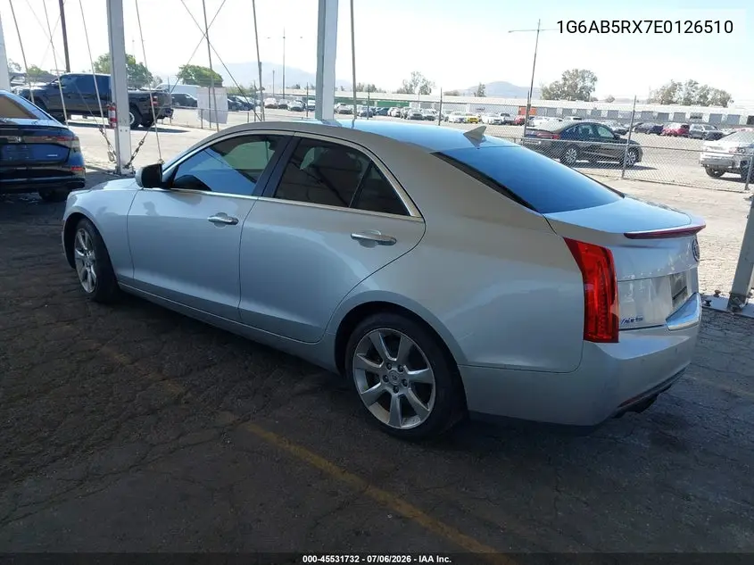 2014 Cadillac Ats Luxury VIN: 1G6AB5RX7E0126510 Lot: 45531732