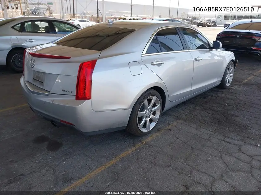 2014 Cadillac Ats Luxury VIN: 1G6AB5RX7E0126510 Lot: 45531732