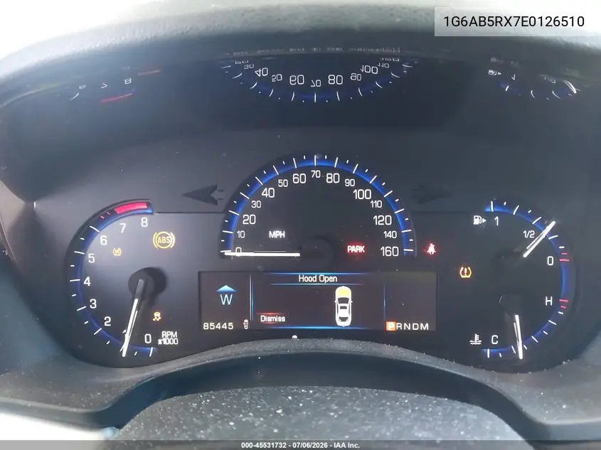 2014 Cadillac Ats Luxury VIN: 1G6AB5RX7E0126510 Lot: 45531732