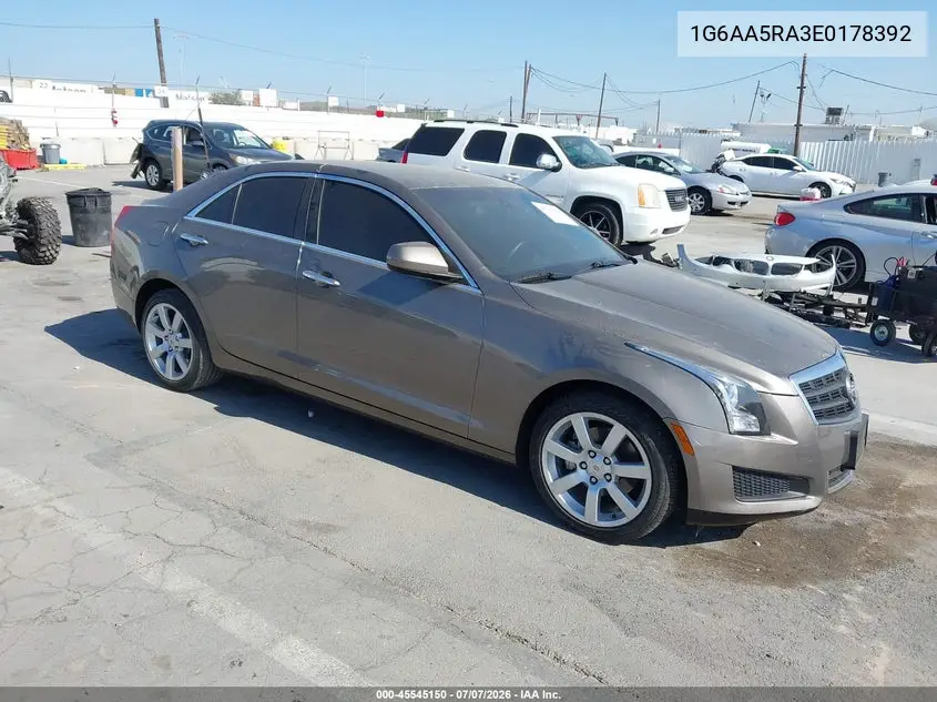2014 Cadillac Ats Standard VIN: 1G6AA5RA3E0178392 Lot: 45545150